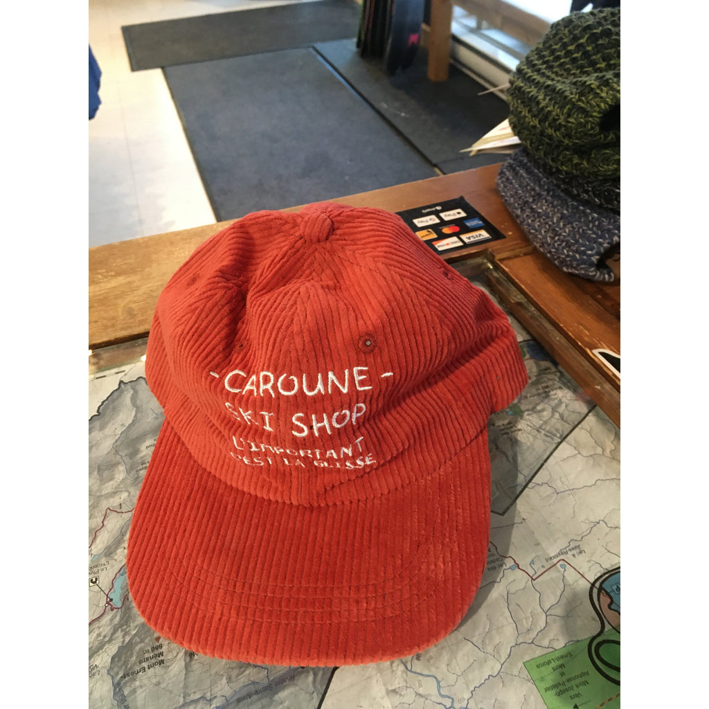 CAROUNE SKI SHOP Casquette - La classique Corduroy-SWAG-Caroune Ski Shop