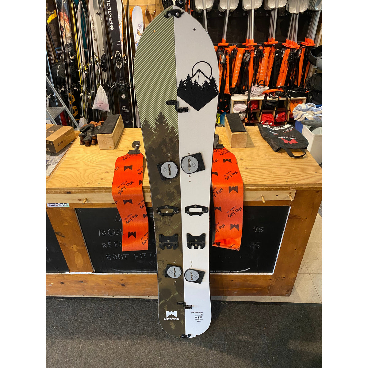 Used splitboard kit - Weston backwoods 163 | Caroune Ski Shop