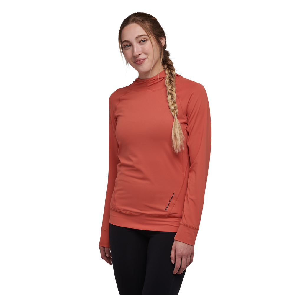 BLACK DIAMOND Alpenglow Hoody - Femme-Couche de base-Caroune Ski Shop