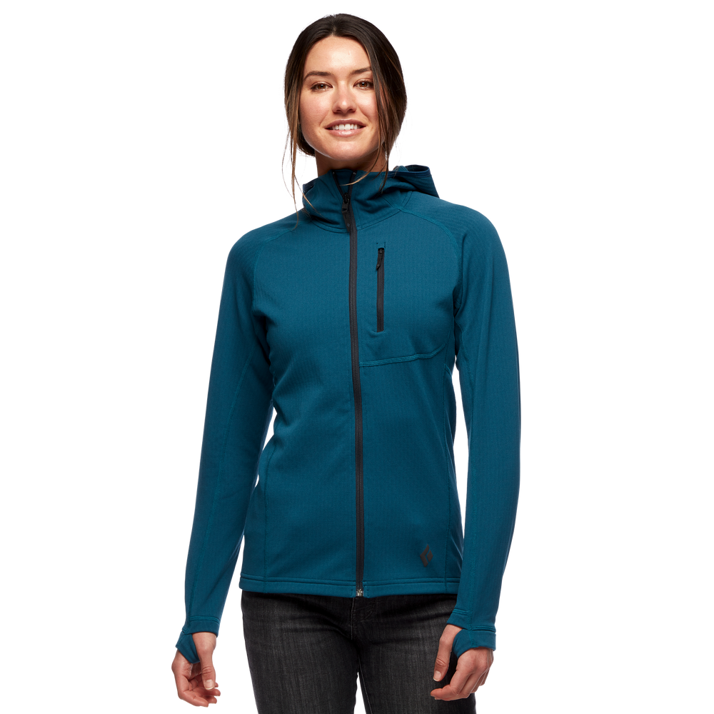 BLACK DIAMOND Coefficient Hoody - Femme-Couche intermédiaire-Caroune Ski Shop