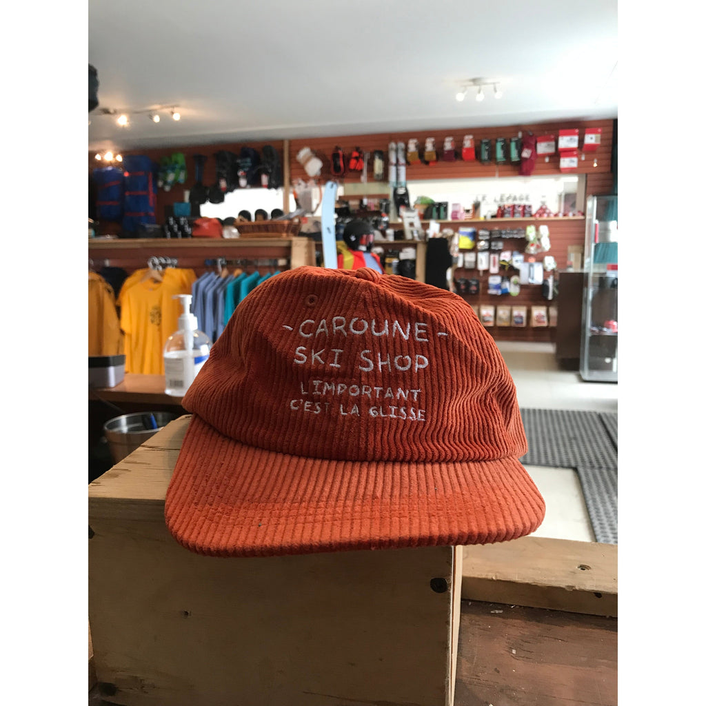 CAROUNE SKI SHOP Casquette - La classique Corduroy-SWAG-Caroune Ski Shop