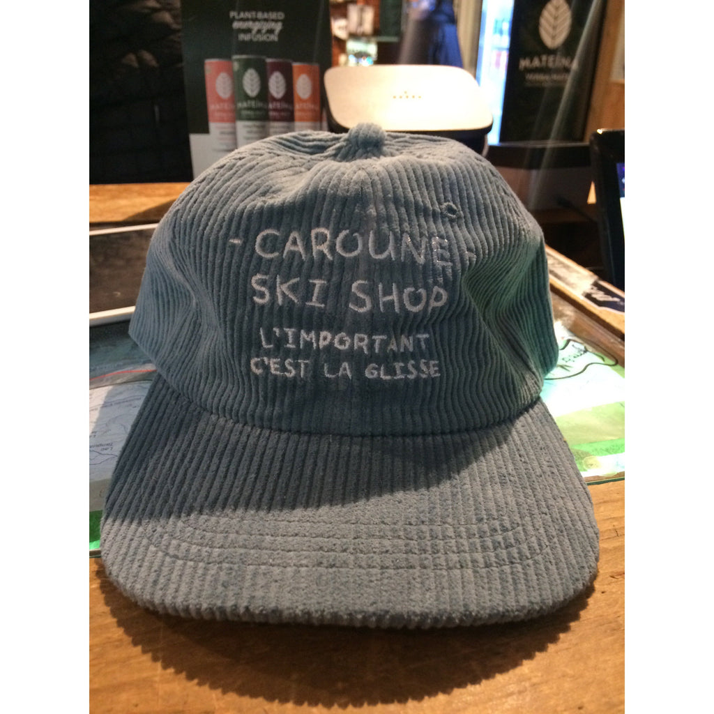 CAROUNE SKI SHOP Casquette - La classique Corduroy-SWAG-Caroune Ski Shop