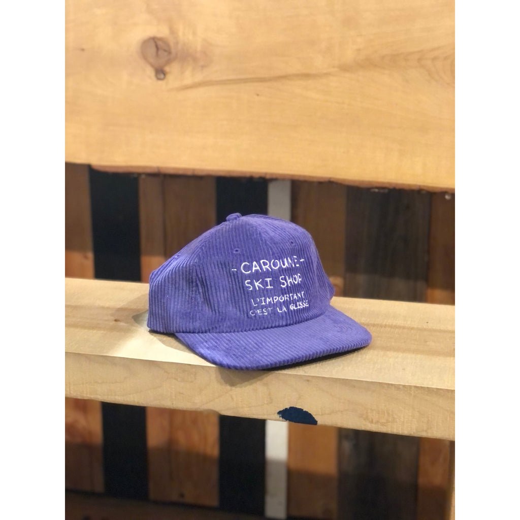 CAROUNE SKI SHOP Casquette - La classique Corduroy-SWAG-Caroune Ski Shop