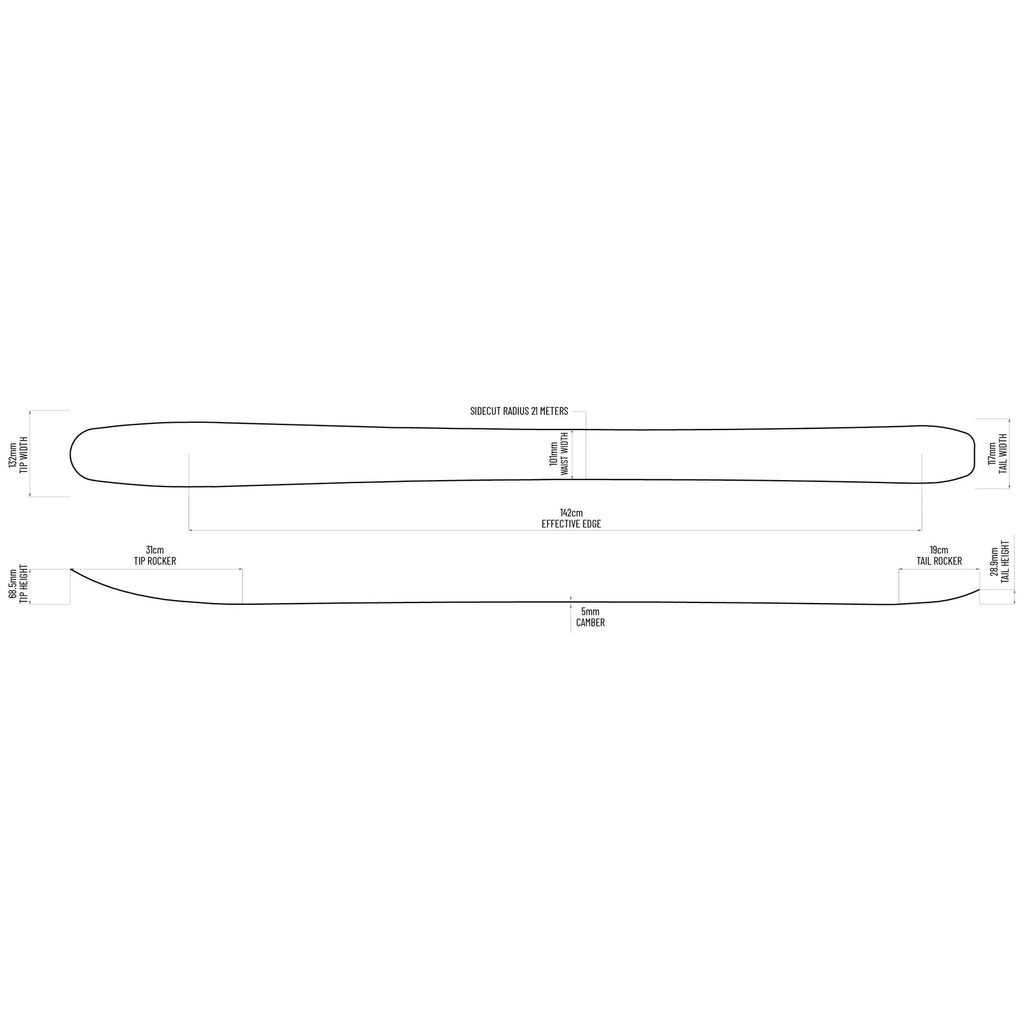 ICELANTIC Natural 101 24/25 - Skis-Skis hors-piste-Caroune Ski Shop