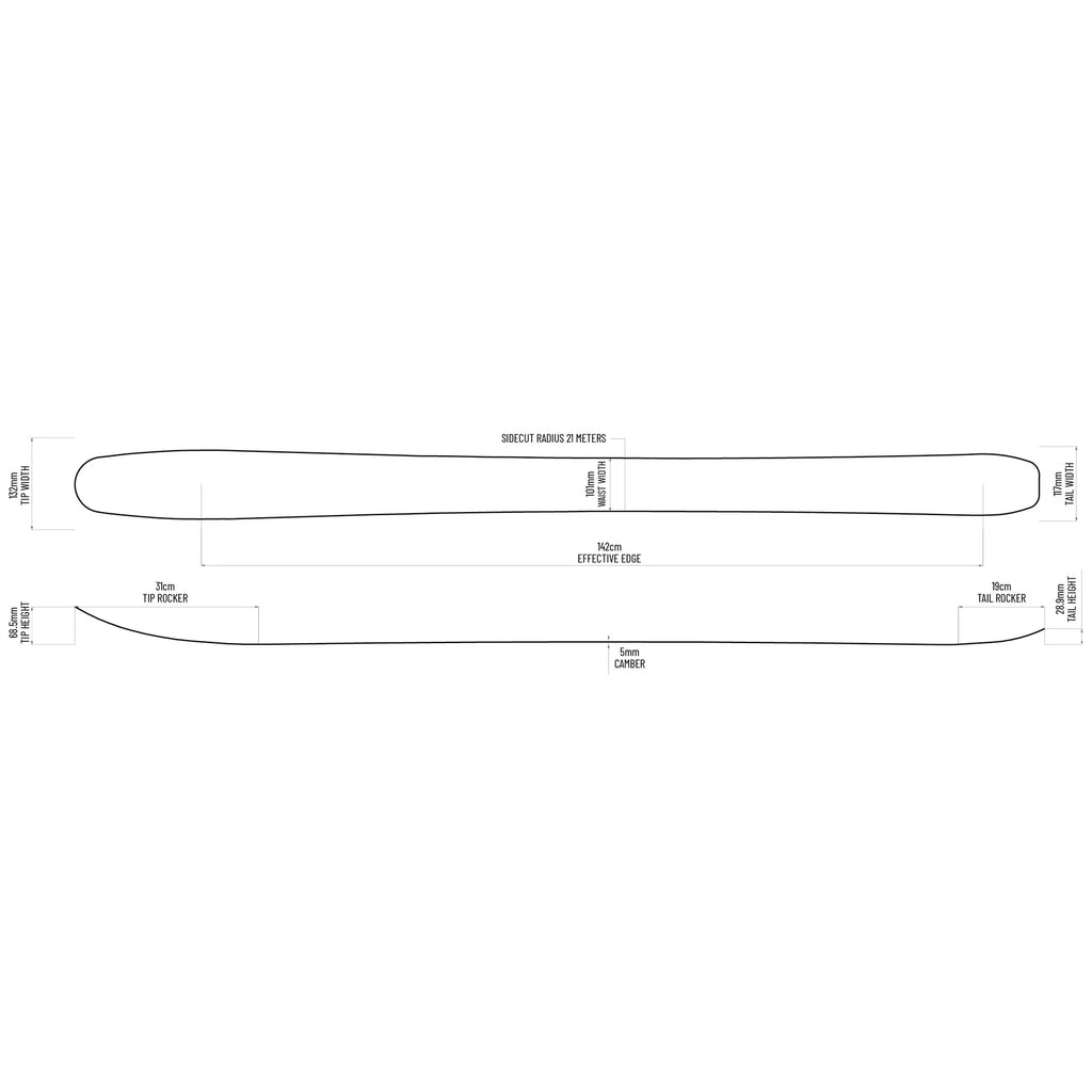 ICELANTIC Natural 101 25/26 - Skis-Skis hors-piste-Caroune Ski Shop
