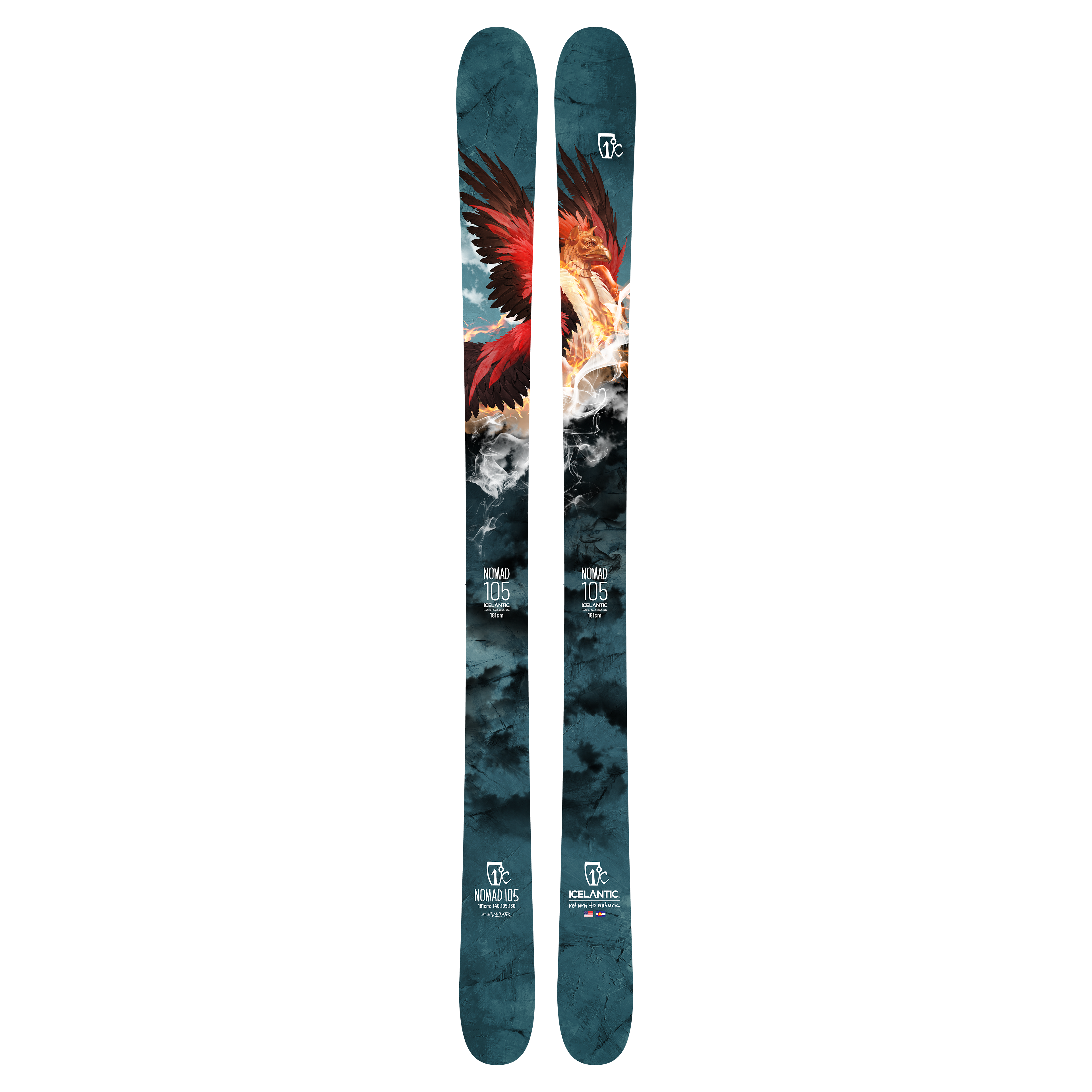 ICELANTIC NOMAD 105キングピン10 ICELANTIC NOMAD 105キングピン10 Yosemite Nomad 105