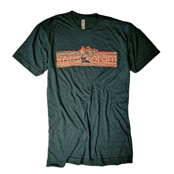 KARAKORAM Mountain Lines - T-Shirt-SWAG-Caroune Ski Shop