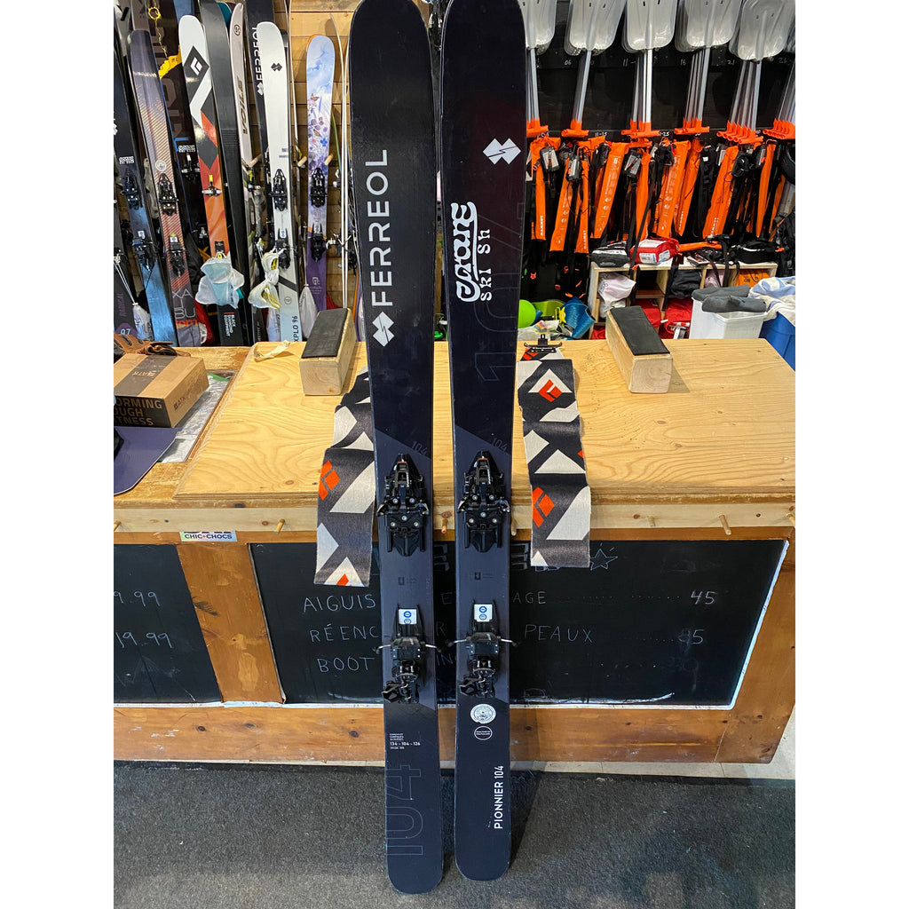 KIT SKI USAGÉ - Ferreol Pionnier 172cm-Location-Caroune Ski Shop