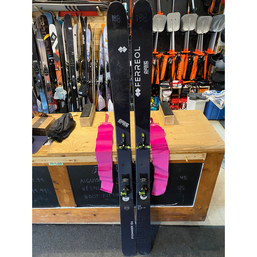 KIT SKI USAGÉ - Ferreol Pionnier 188cm-Location-Caroune Ski Shop