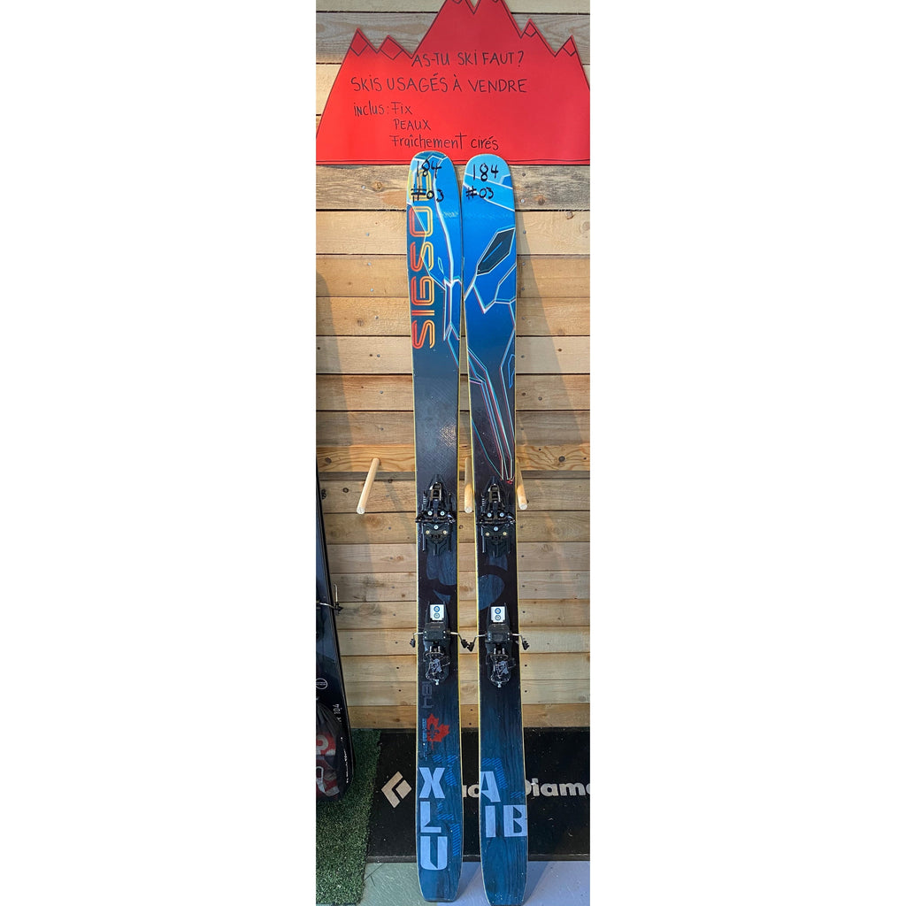KIT SKI USAGÉ Xalibu Sig Sog 184cm-Location-Caroune Ski Shop