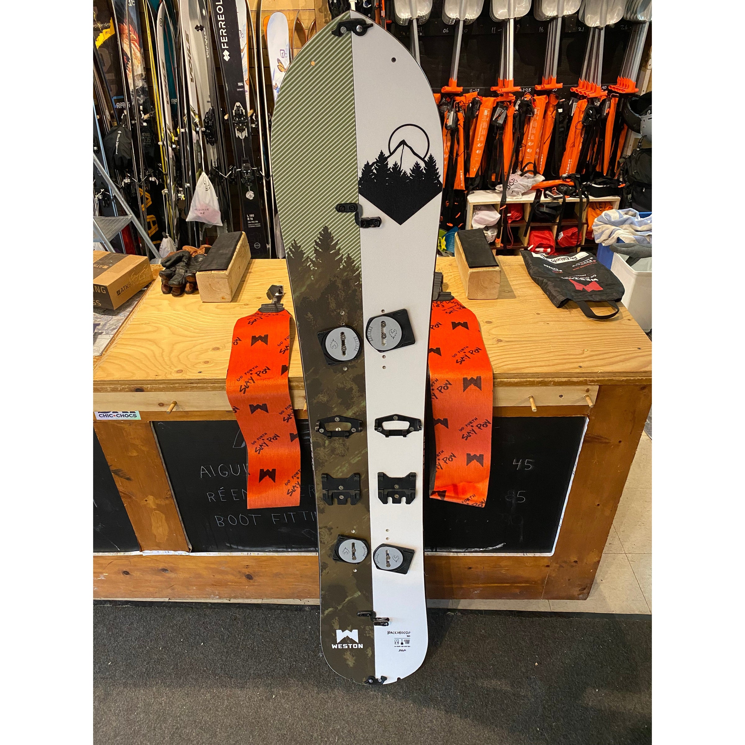 Weston Backwoods Used Splitboard Bindings 157 WESTON BACKWOODS
