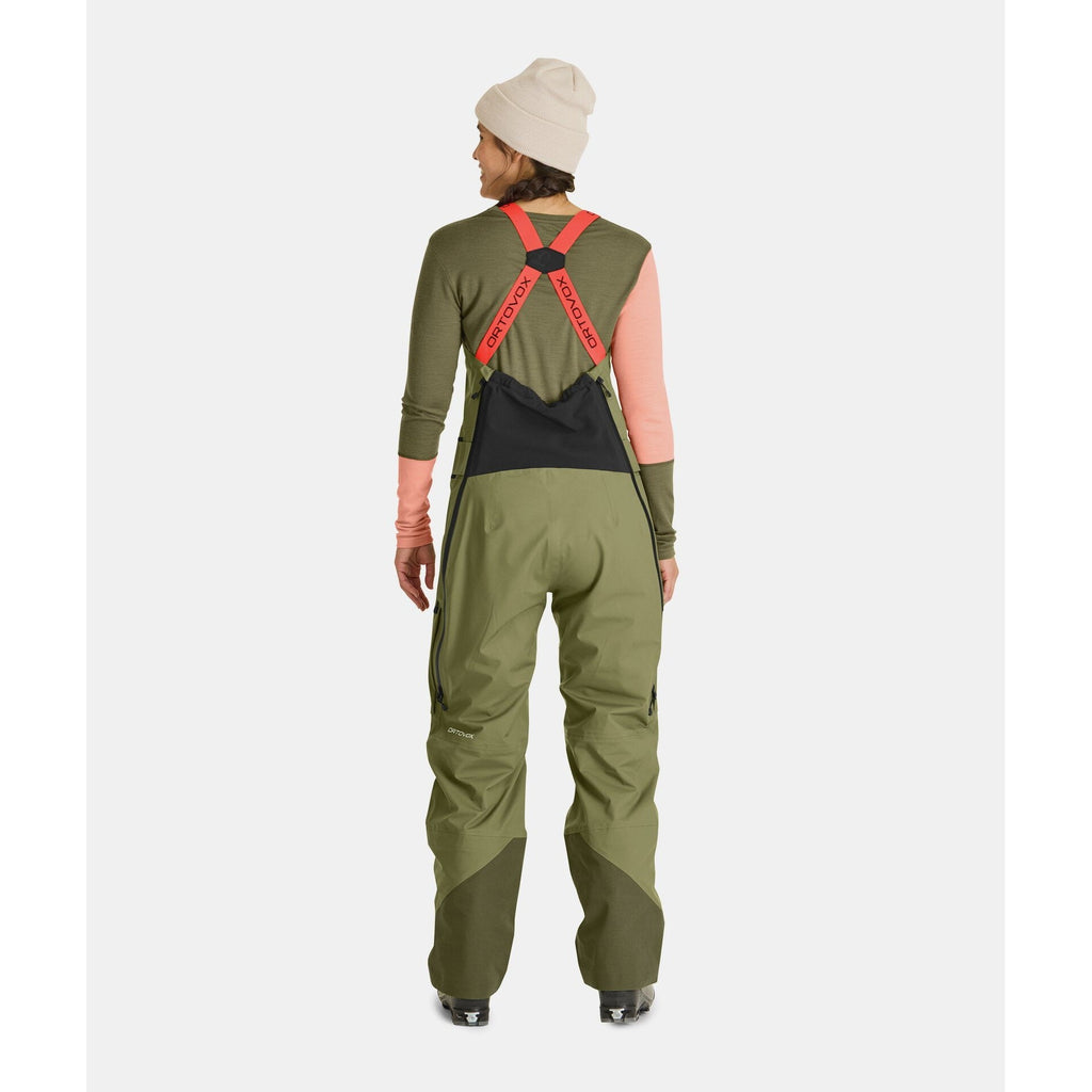 ORTOVOX 3L Deep Shell Bib Pants - Femme-Pantalons-Caroune Ski Shop