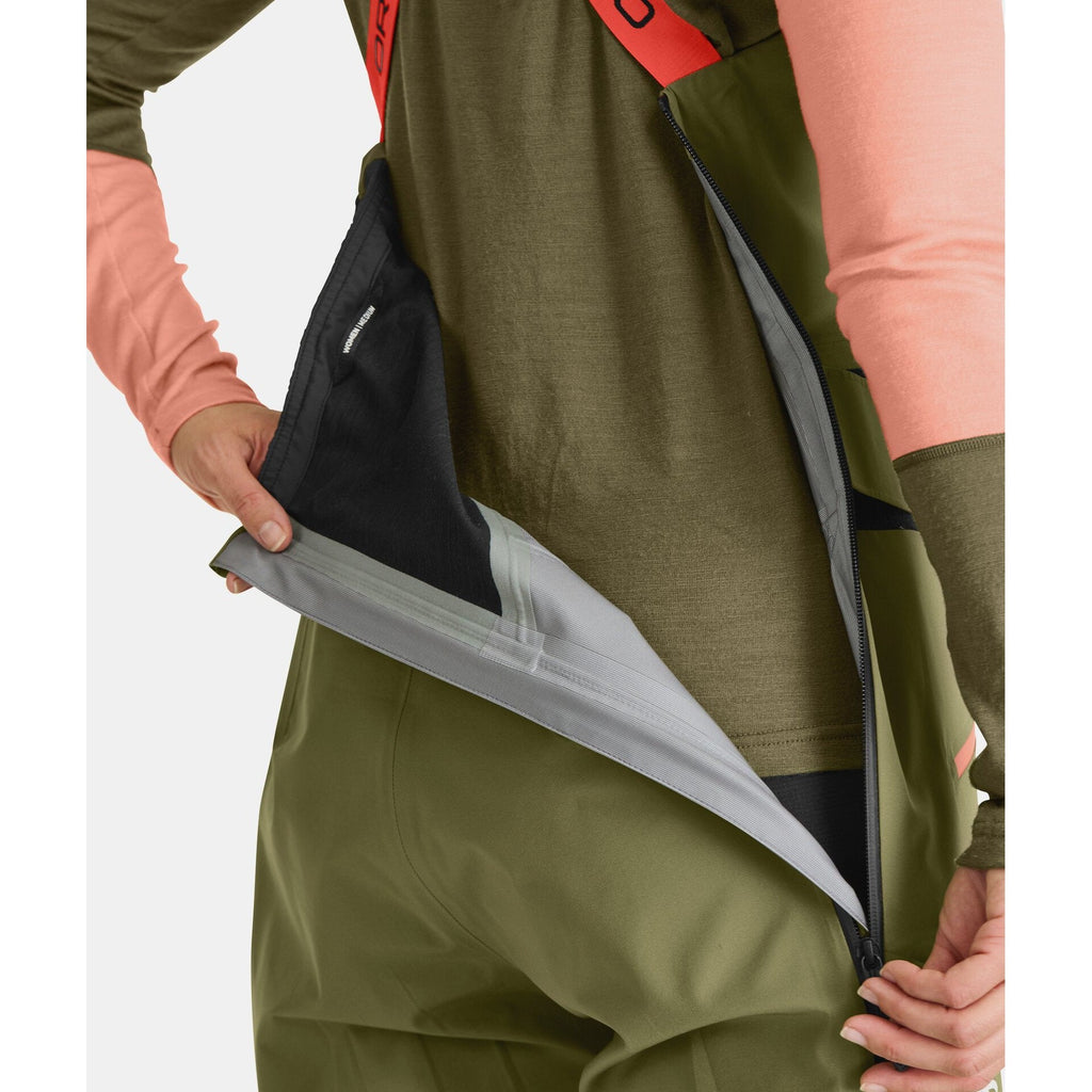 ORTOVOX 3L Deep Shell Bib Pants - Femme-Pantalons ski/snow-Caroune Ski Shop