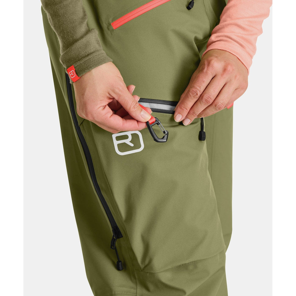 ORTOVOX 3L Deep Shell Bib Pants - Femme-Pantalons ski/snow-Caroune Ski Shop