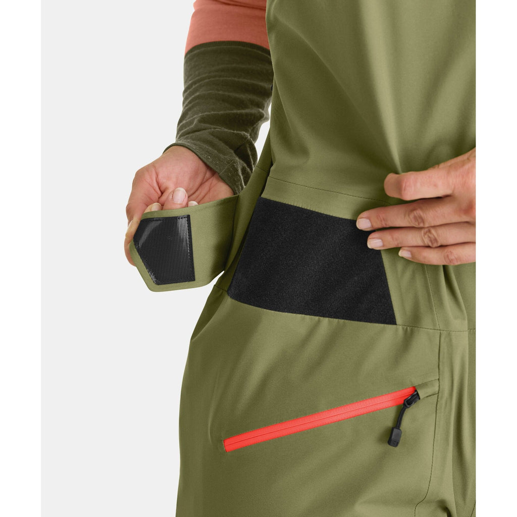 ORTOVOX 3L Deep Shell Bib Pants - Femme-Pantalons ski/snow-Caroune Ski Shop