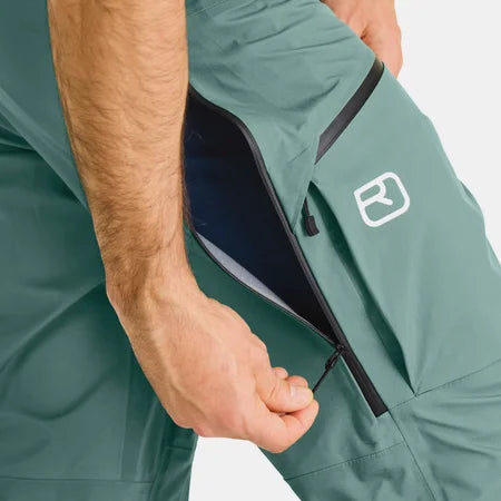 ORTOVOX 3L Deep Shell Pants - Homme-Pantalons ski/snow-Caroune Ski Shop