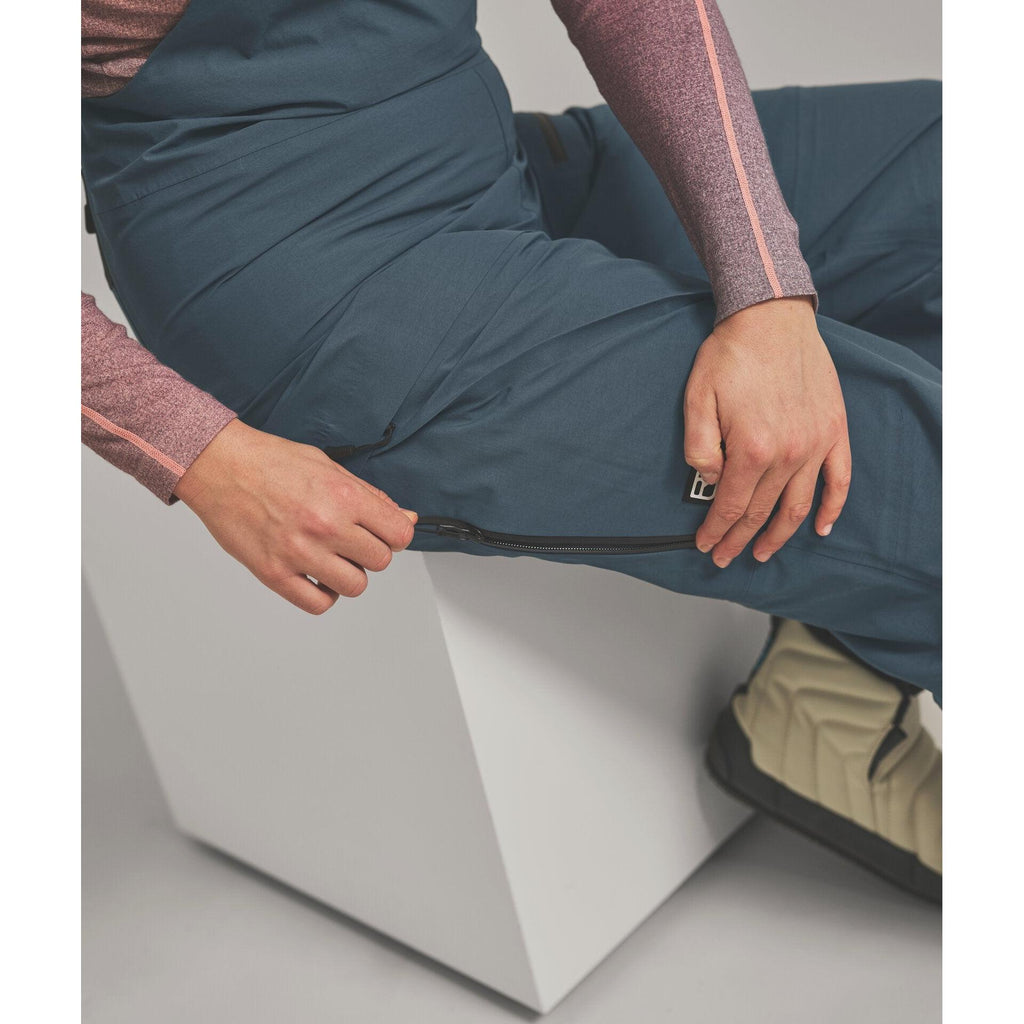 ORTOVOX Ravine Plus 3L Bibs W's - Pantalons de ski Femme-Pantalons ski/snow-Caroune Ski Shop