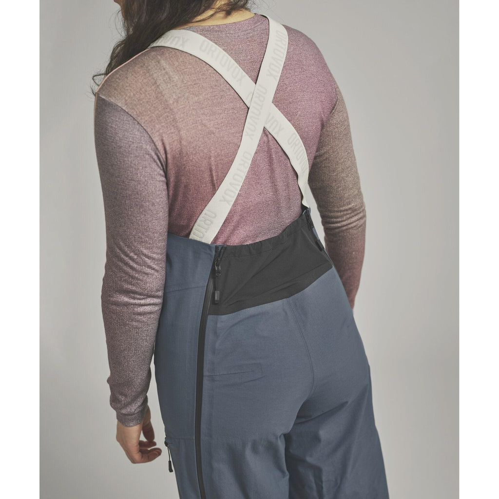 ORTOVOX Ravine Plus 3L Bibs W's - Pantalons de ski Femme-Pantalons ski/snow-Caroune Ski Shop