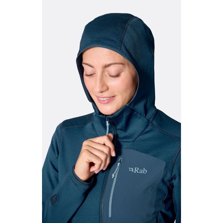 RAB Ascendor Hoody - Femme-Couche intermédiaire-Caroune Ski Shop
