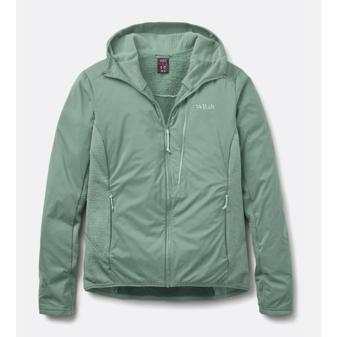 RAB Ascendor Summit Hoody 25/26- Couche Intermédiaire Femme-Couche intermédiaire-Caroune Ski Shop