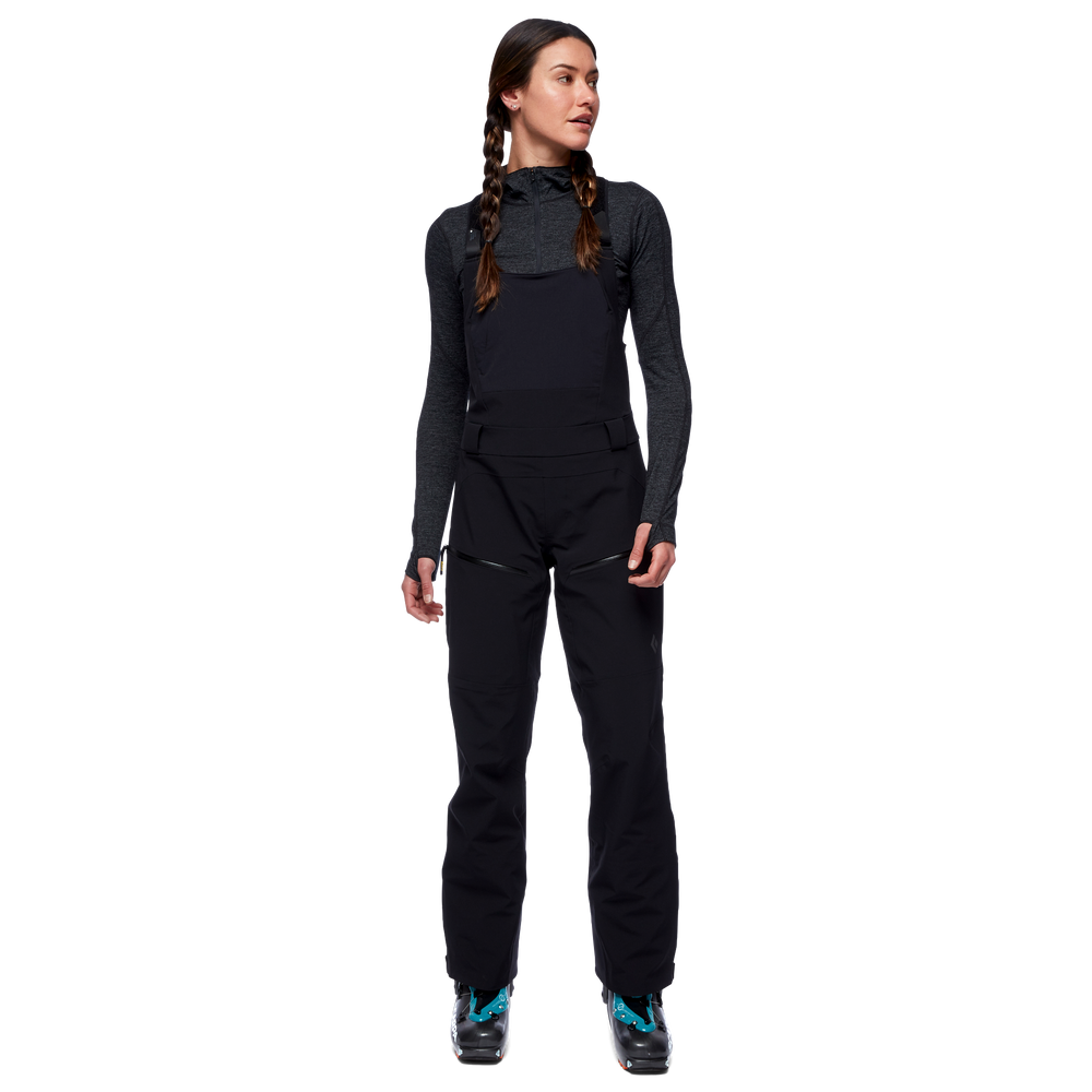 BLACK DIAMOND Recon Stretch Bibs - Femme-Pantalons-Caroune Ski Shop