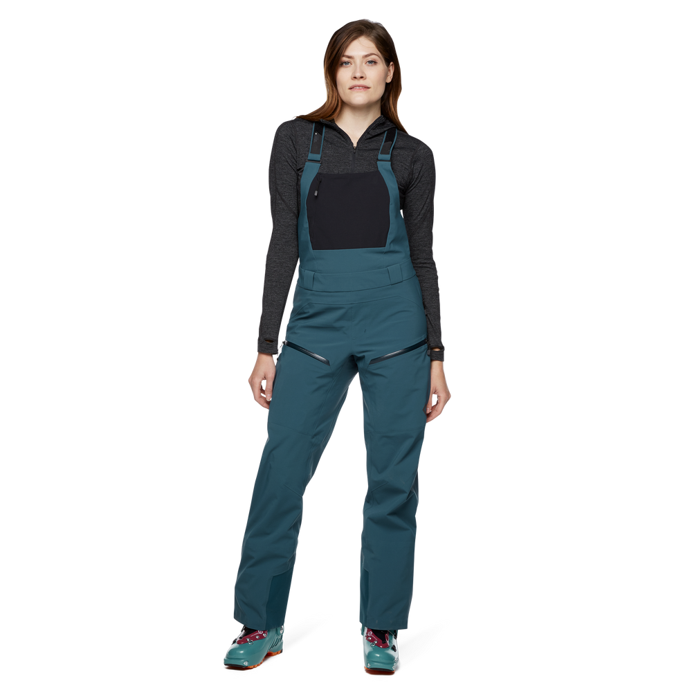 BLACK DIAMOND Recon Stretch Bibs - Femme-Pantalons-Caroune Ski Shop