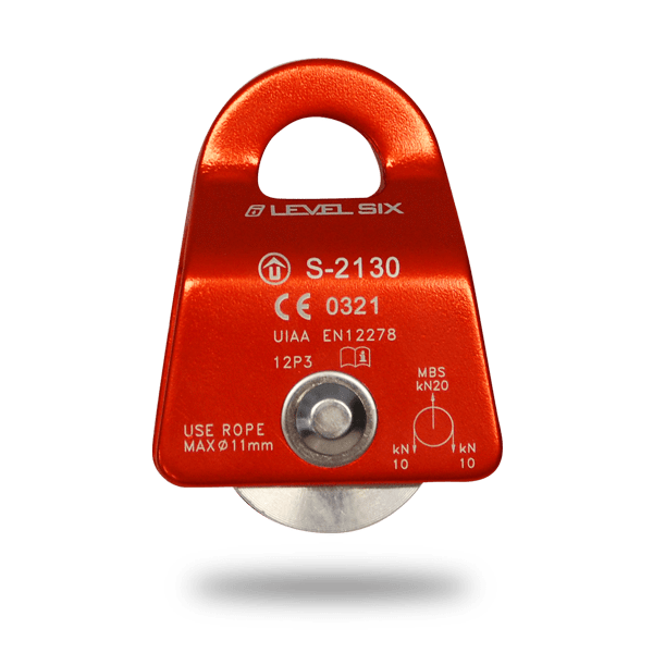 LEVEL SIX Aluminum Pulley - Poulie-Poulie-Caroune Ski Shop
