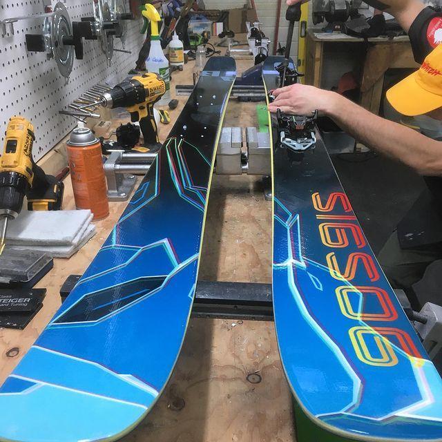 Pose de fixations de Ski de fond-Atelier-Caroune Ski Shop